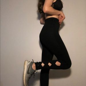 🦓GapFit high waisted black full length leggings🦓